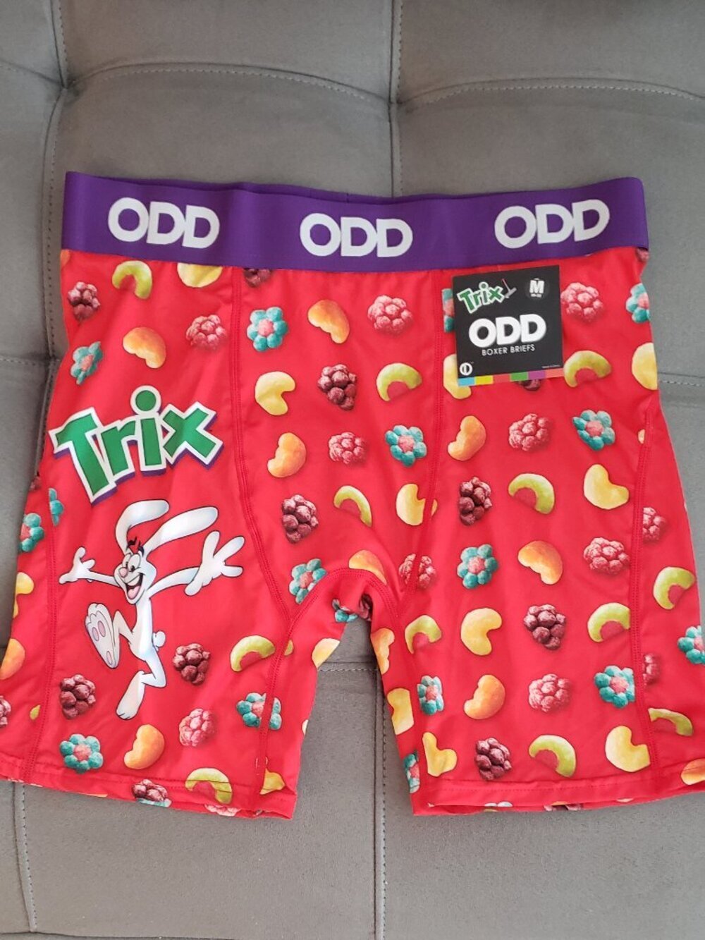 NWT- Odd Boxer Briefs with Trixie Bunny- size M